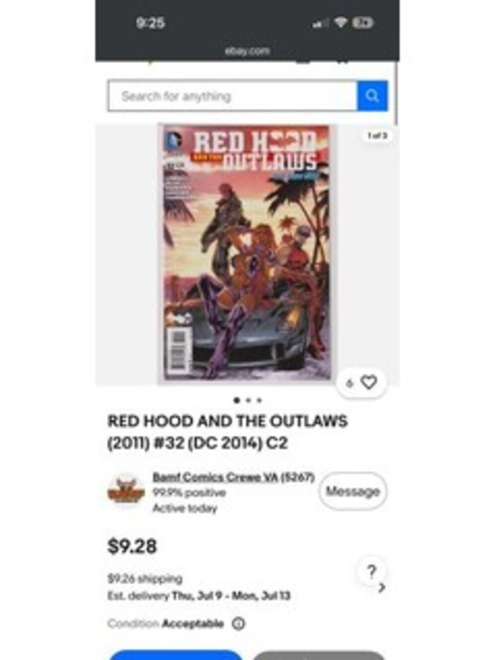 RED HOOD AND THE OUTLAWS #32 (2011) Comic Book